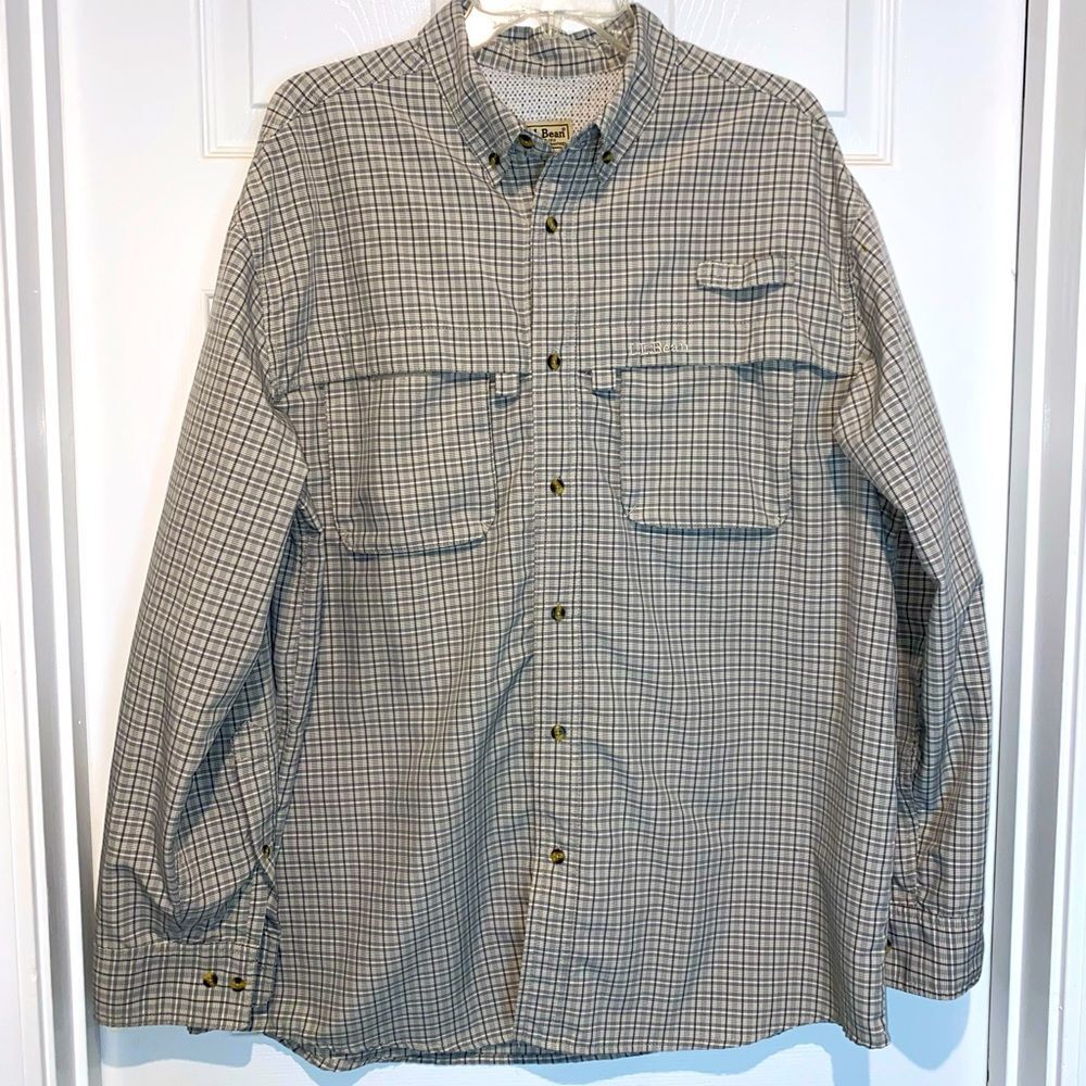 L. L. Bean Plaid Shacket. Size L